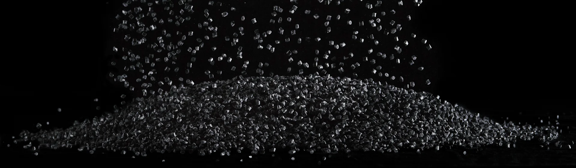 Black polypropylene pellets