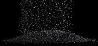 Black polypropylene pellets