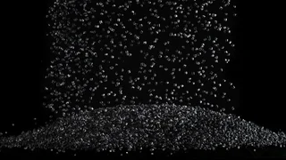 Black polypropylene pellets
