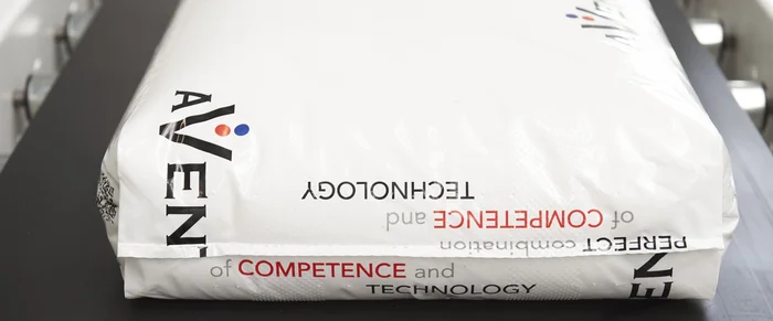 The AVENTUS slogan on an FFS bag