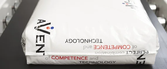 The AVENTUS slogan on an FFS bag