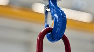Schlinghaken als Symbol für Zuverlässlichkeit